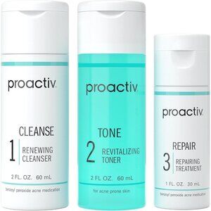Proactiv 3 Step Acne Routine 30 Day Complete Acne Skin Care Kit New